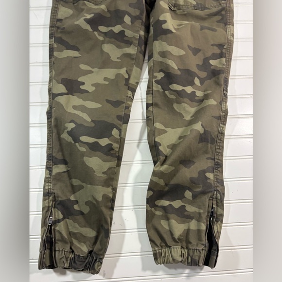 Banana Republic Slim Utility Pant Jogger Camo Womens Size 6 Zipper Ankles Casual - Picture 12 of 16